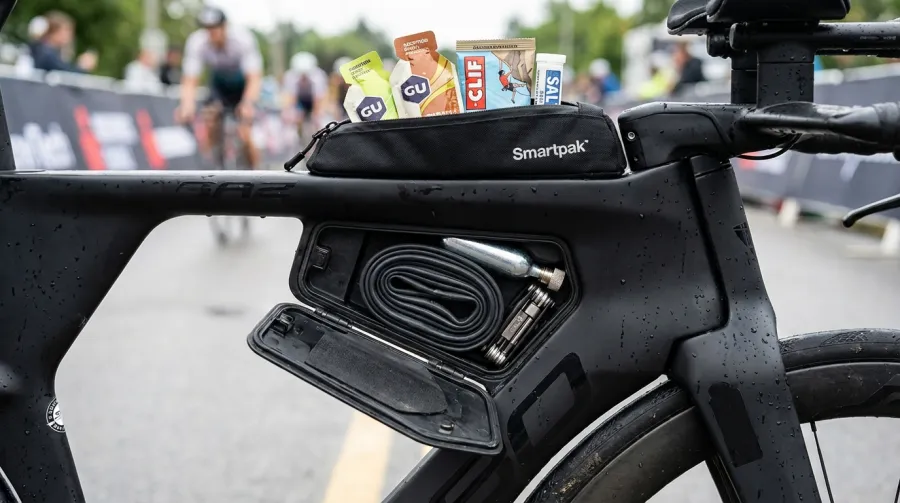 Cervélo P-Series integrated storage and bento box detail