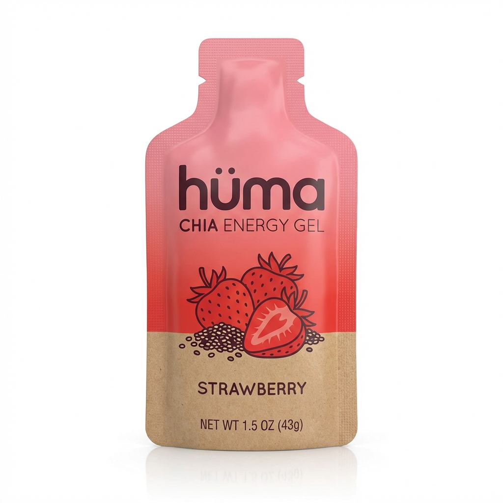 Huma Chia Energy Gel Strawberry flavor
